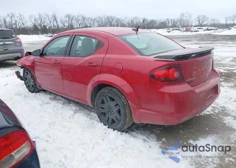 2014 Dodge Avenger Se from USA, damaged, VIN 1C3CDZAB9EN155991